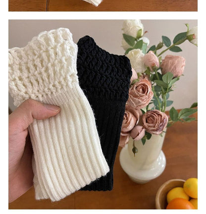 Plain Chunky Knit Socks SpreePicky