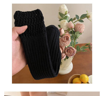 Plain Chunky Knit Socks SpreePicky