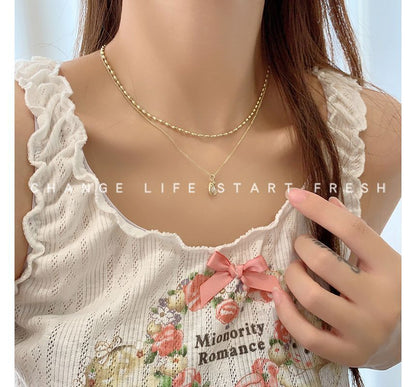 Set: Pendant Necklace + Beaded Necklace SpreePicky