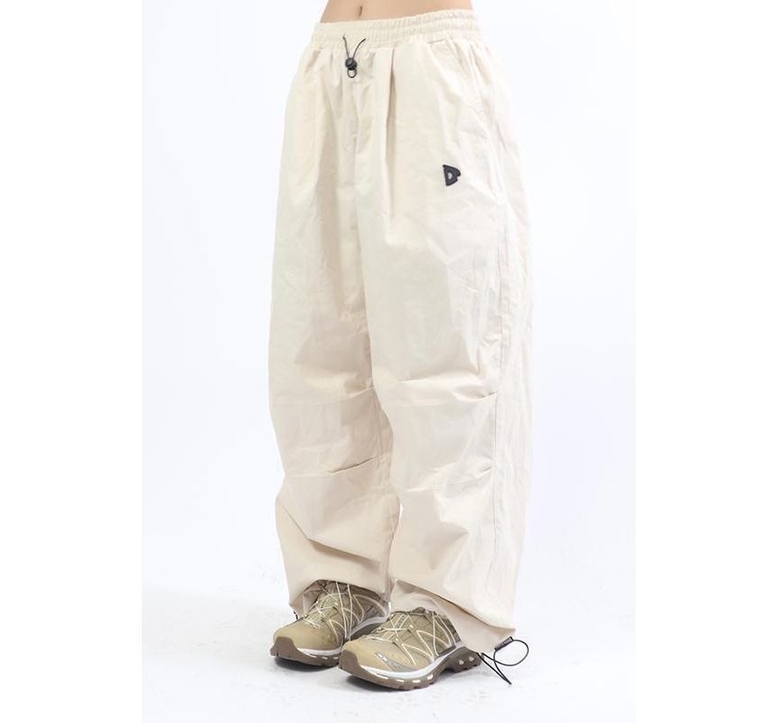 Low Waist Plain Loose-Fit Wide-Leg Cargo Pants SpreePicky