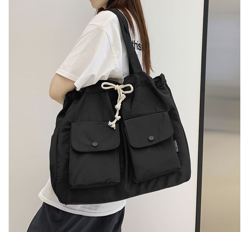 Drawstring Nylon Carryall Bag SpreePicky