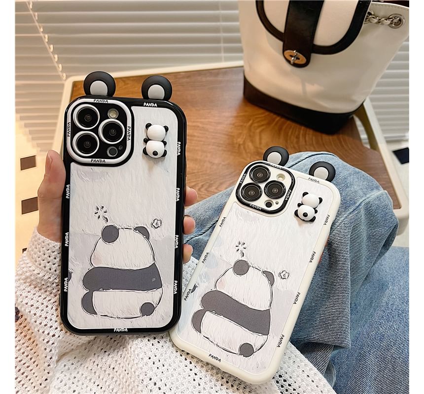 Panda Phone Case - iPhone 14 Pro Max / 14 Pro / 14 Plus / 14 / 13 Pro Max / 13 Pro / 13 / 13 mini / 12 Pro Max / 12 Pro / 12 / 12 mini / 11 Pro Max / 11 Pro / 11 / SE / XS Max / XS / XR / X SpreePicky