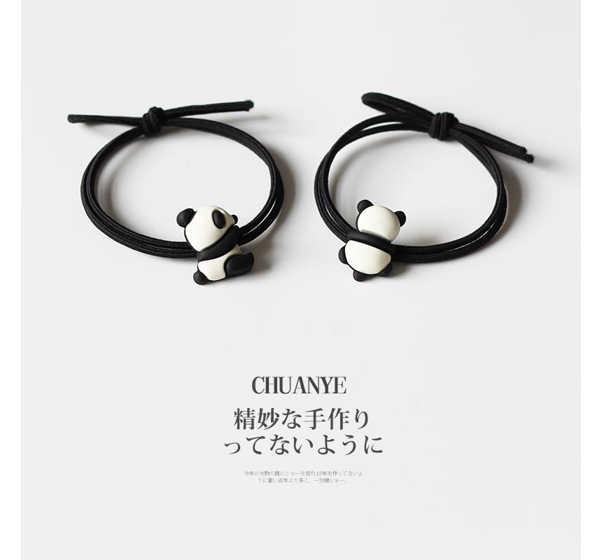 Panda Resin Hair Tie SpreePicky