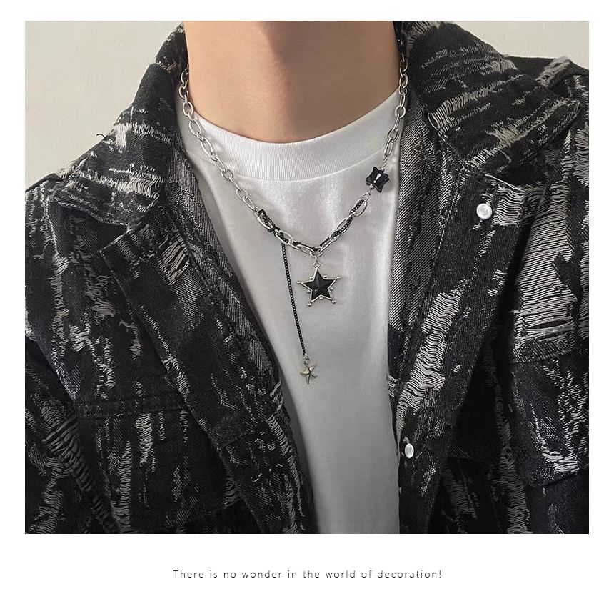 Star Pendant Alloy Choker SpreePicky