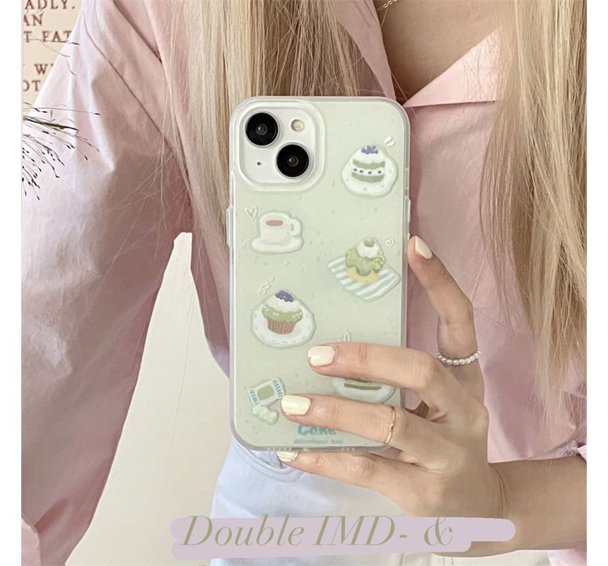 Dessert Phone Case - iPhone 15 Pro Max / 15 Pro / 15 / 14 Pro Max / 14 Pro / 14 / 13 Pro Max / 13 Pro / 13 / 12 Pro Max / 12 Pro / 12 / 11 SpreePicky