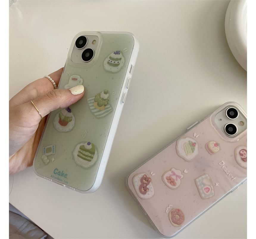 Dessert Phone Case - iPhone 15 Pro Max / 15 Pro / 15 / 14 Pro Max / 14 Pro / 14 / 13 Pro Max / 13 Pro / 13 / 12 Pro Max / 12 Pro / 12 / 11 SpreePicky