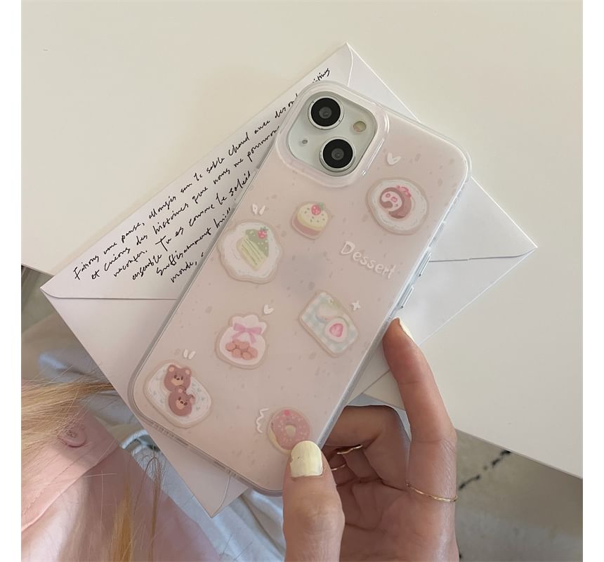 Dessert Phone Case - iPhone 15 Pro Max / 15 Pro / 15 / 14 Pro Max / 14 Pro / 14 / 13 Pro Max / 13 Pro / 13 / 12 Pro Max / 12 Pro / 12 / 11 SpreePicky