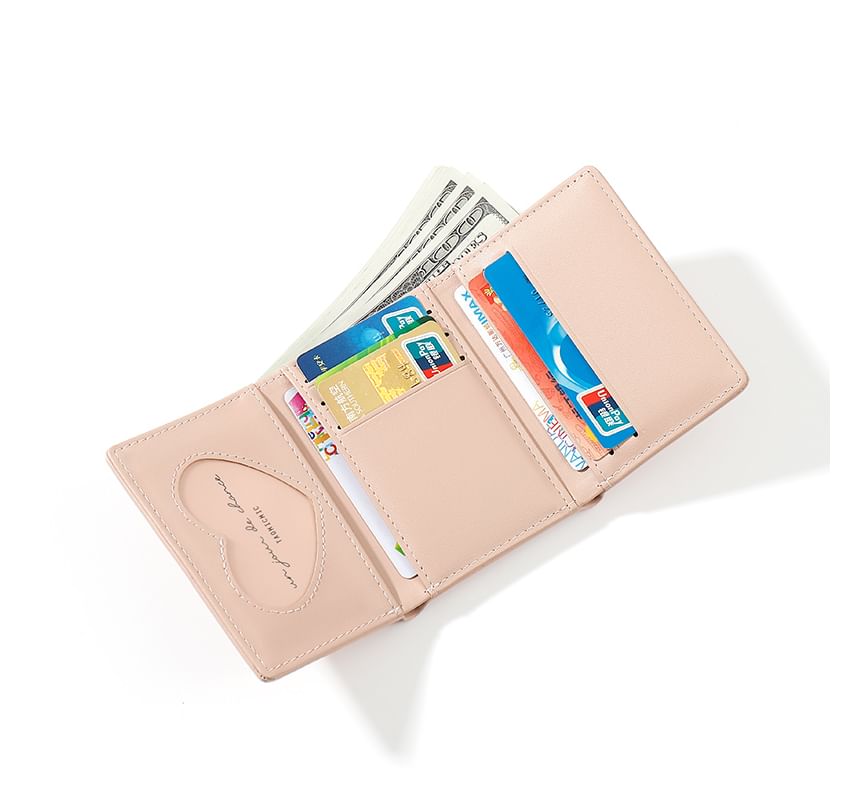 Cat Lettering Trifold Short Wallet SpreePicky