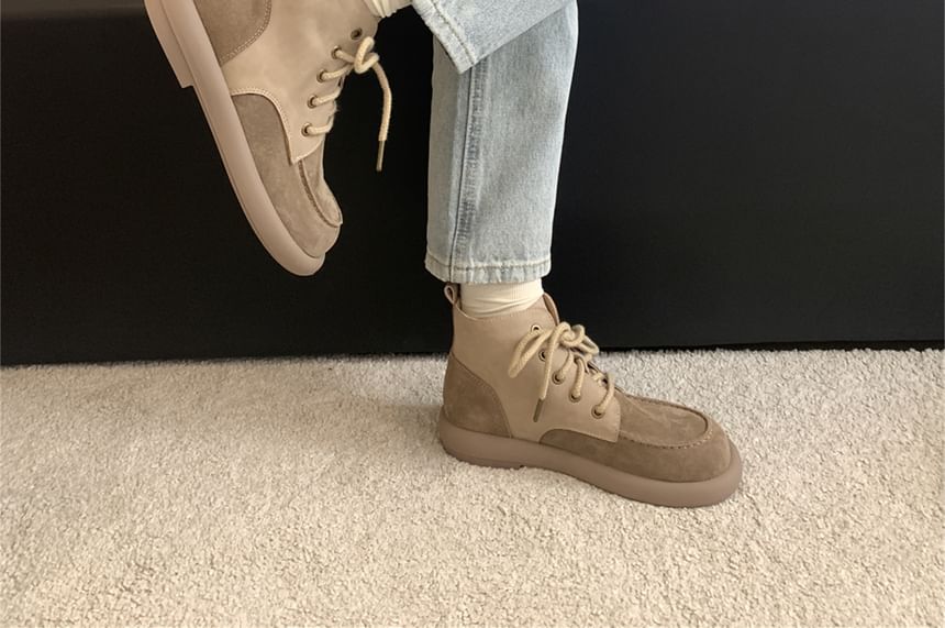 Lace-Up Short Boots SpreePicky