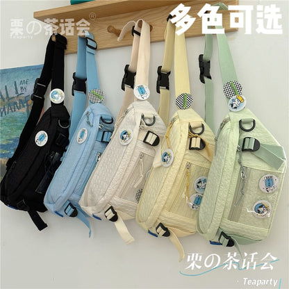 Plain Waist Bag / Bag Charm / Pin / Set SpreePicky