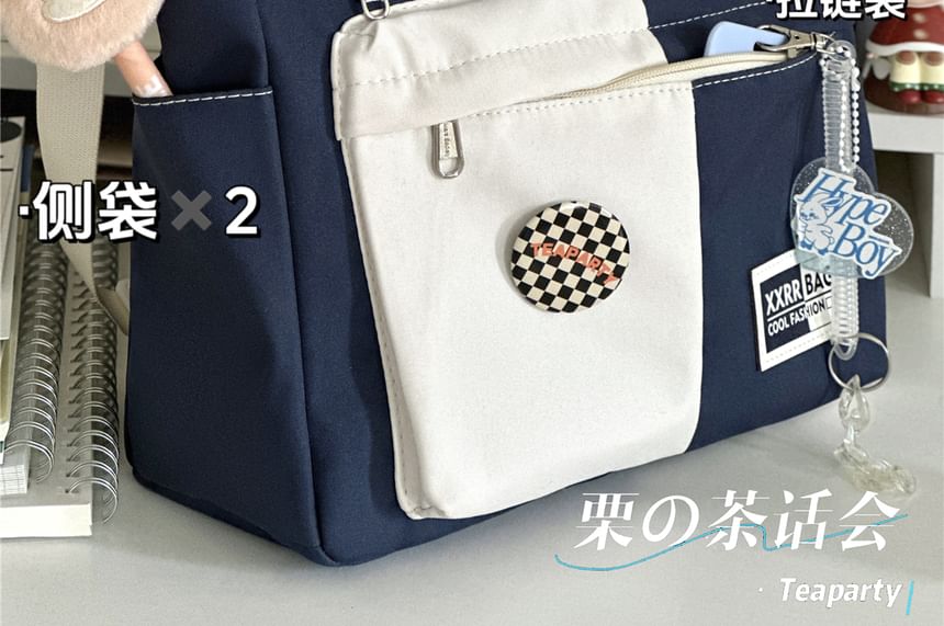 Two Tone Tote Bag / Bag Charm / Set SpreePicky