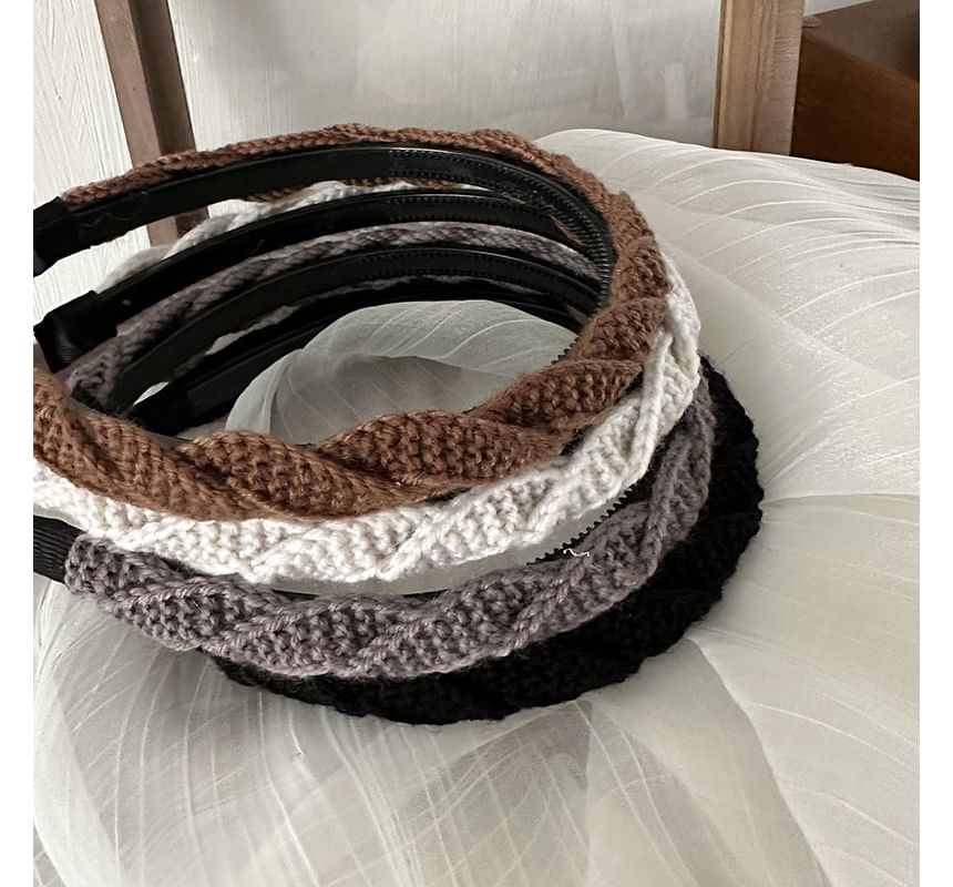 Twisted Woven Knit Headband SpreePicky