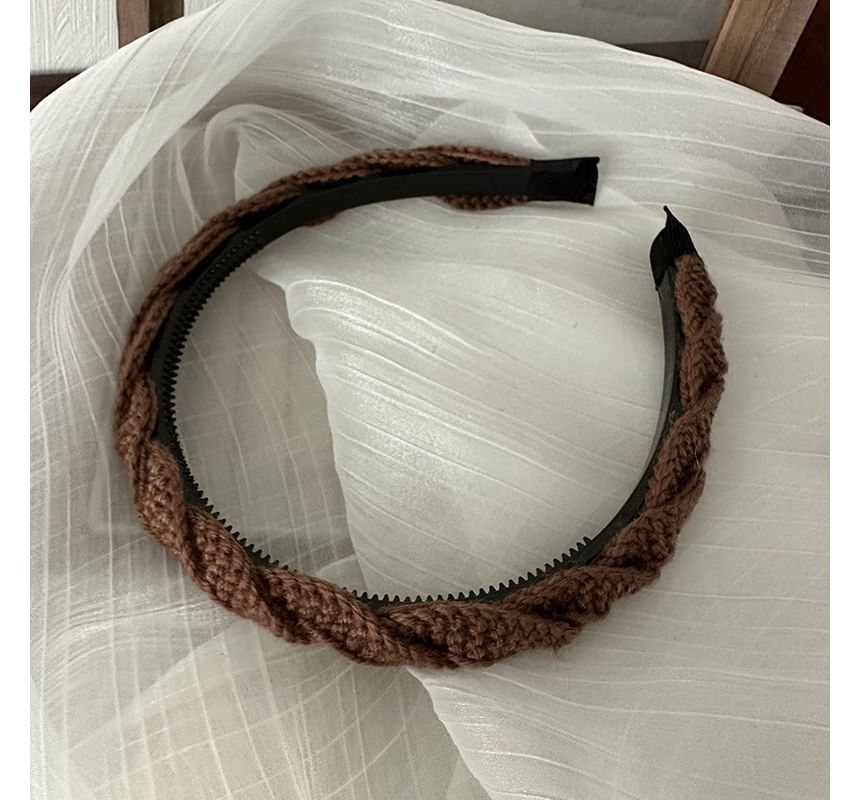 Twisted Woven Knit Headband SpreePicky