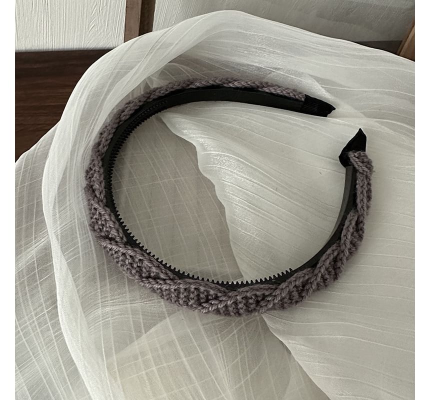 Twisted Woven Knit Headband SpreePicky