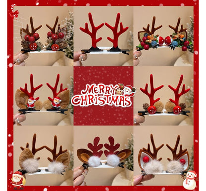 Christmas Flocking Hair Clip (Various Designs) SpreePicky