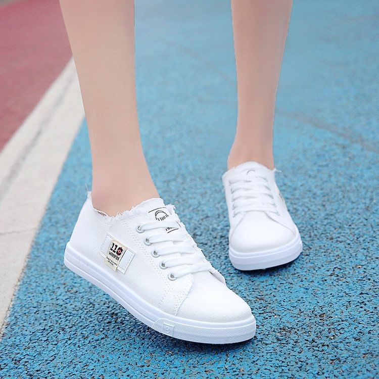 Fray Canvas Sneakers SpreePicky