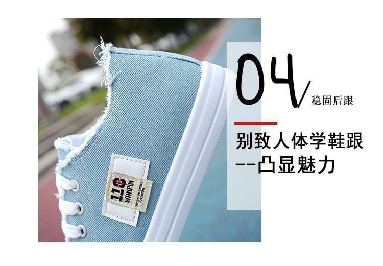 Fray Canvas Sneakers SpreePicky