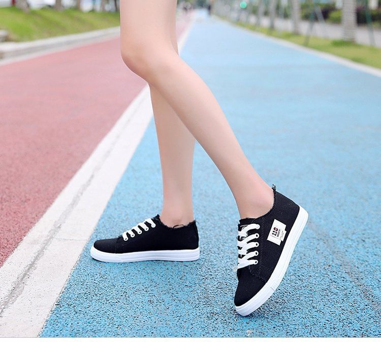 Fray Canvas Sneakers SpreePicky