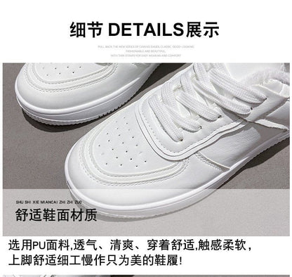 Platform Plain Panel Fleece-Lined Sneakers SpreePicky