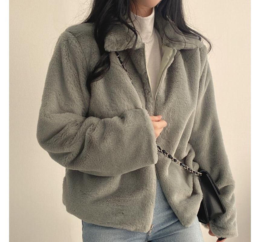 Fluffy Zip Jacket SpreePicky