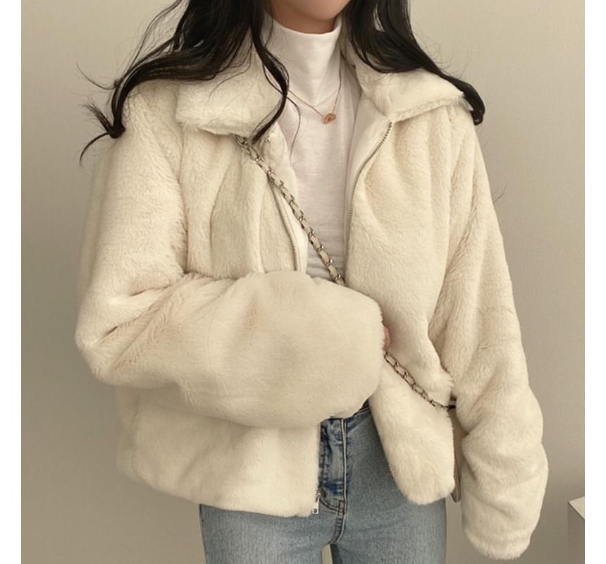 Fluffy Zip Jacket SpreePicky