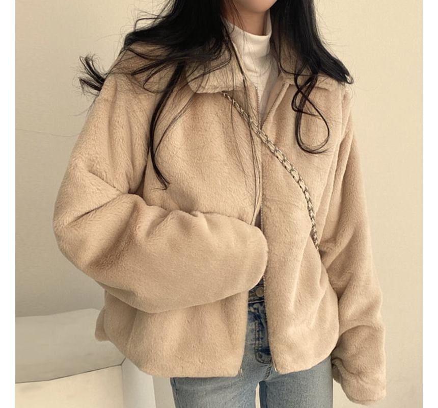 Fluffy Zip Jacket SpreePicky