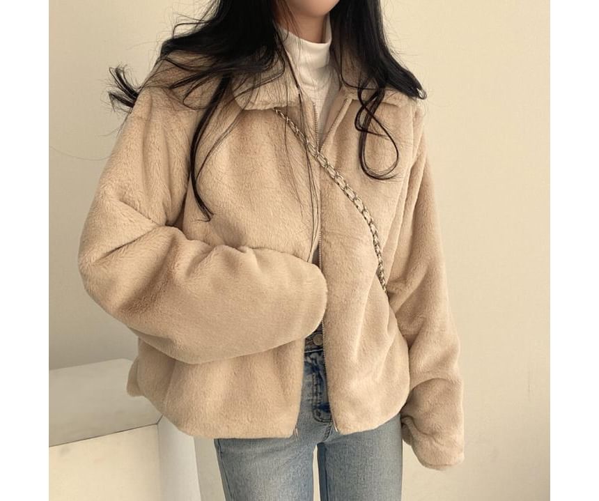 Fluffy Zip Jacket SpreePicky