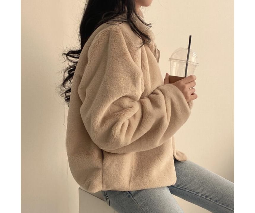 Fluffy Zip Jacket SpreePicky