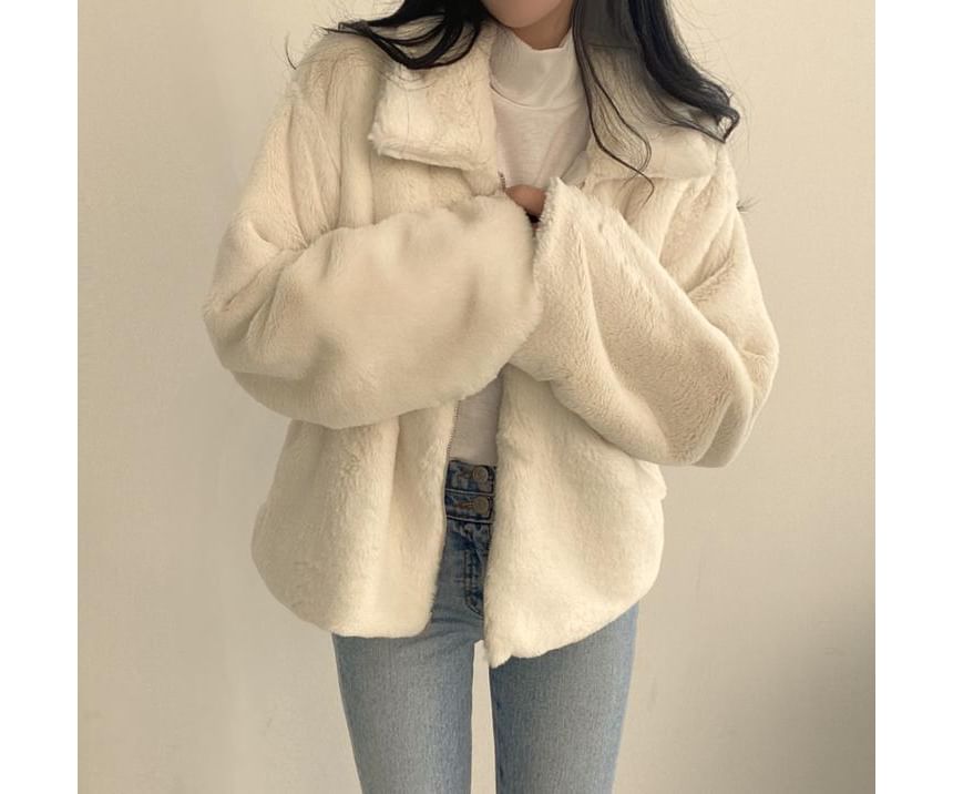 Fluffy Zip Jacket SpreePicky