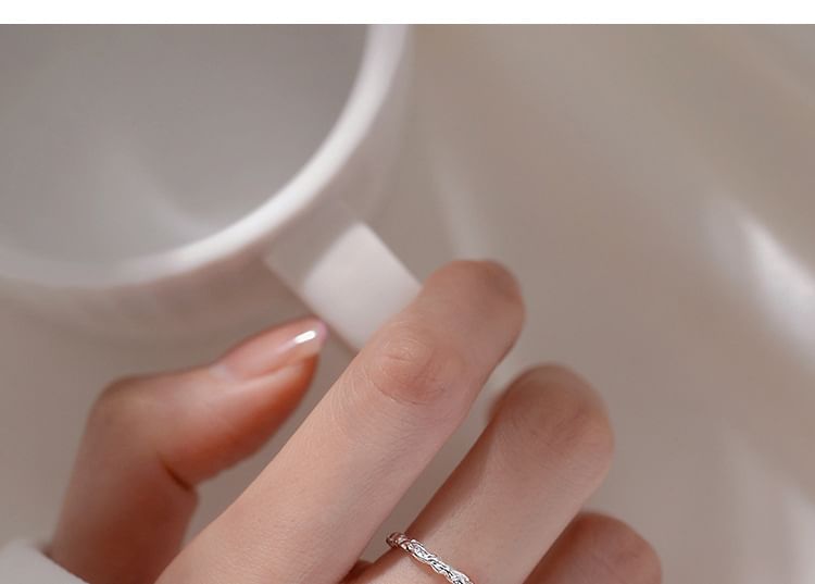 Textured Alloy Open Ring SpreePicky