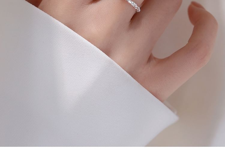 Textured Alloy Open Ring SpreePicky