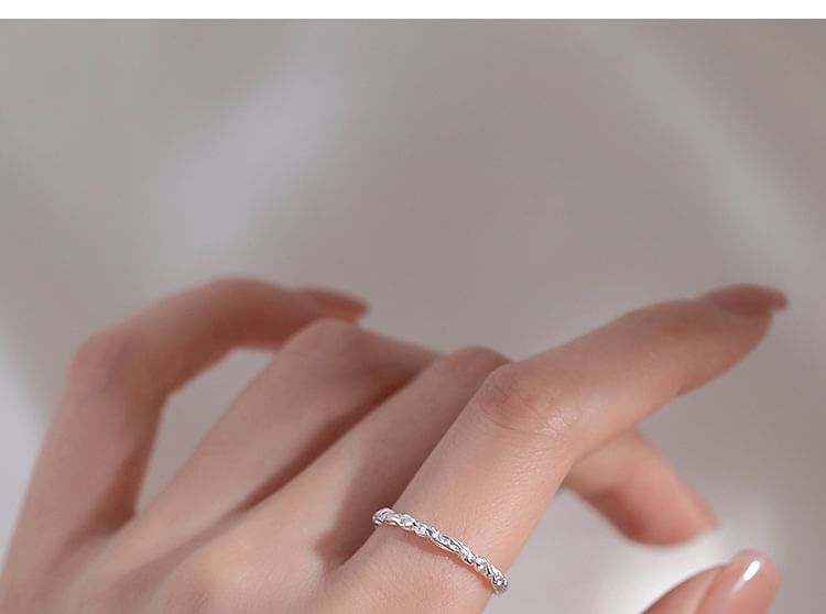 Textured Alloy Open Ring SpreePicky