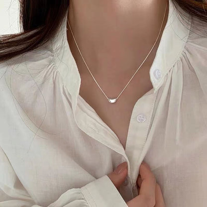 Bean Pendant Alloy Choker SpreePicky