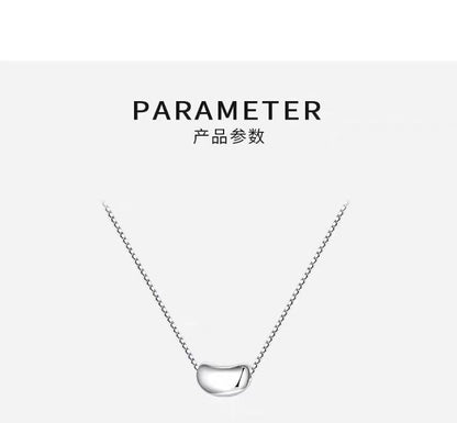 Bean Pendant Alloy Choker SpreePicky