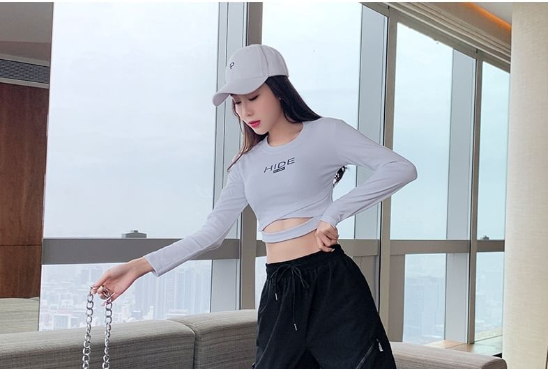 High Waist Drawstring Waist Wide Leg Pocketed Straight Cut Gather Cuff Cargo Sweatpants With Lining SpreePicky