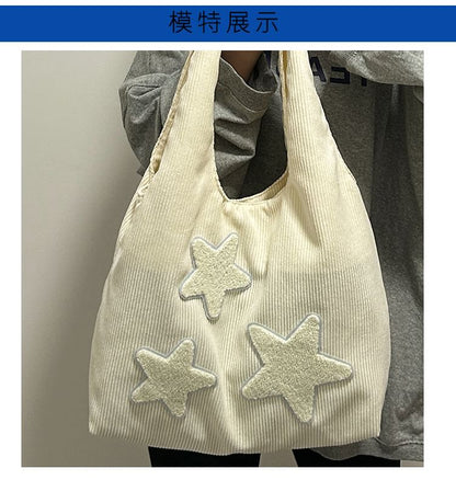 Star Applique Tote Bag SpreePicky