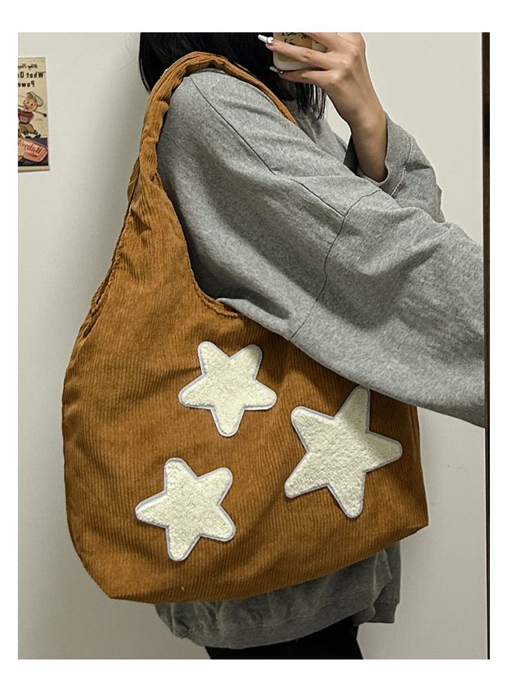 Star Applique Tote Bag SpreePicky