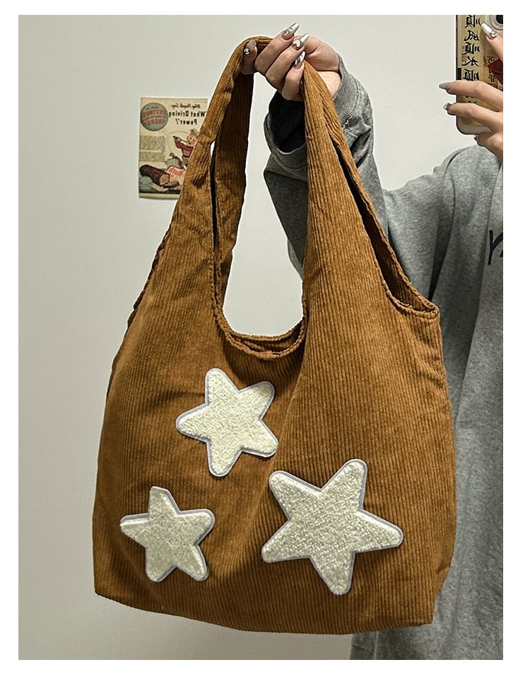 Star Applique Tote Bag SpreePicky