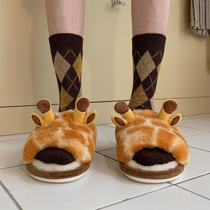 Giraffe Home Slippers SpreePicky