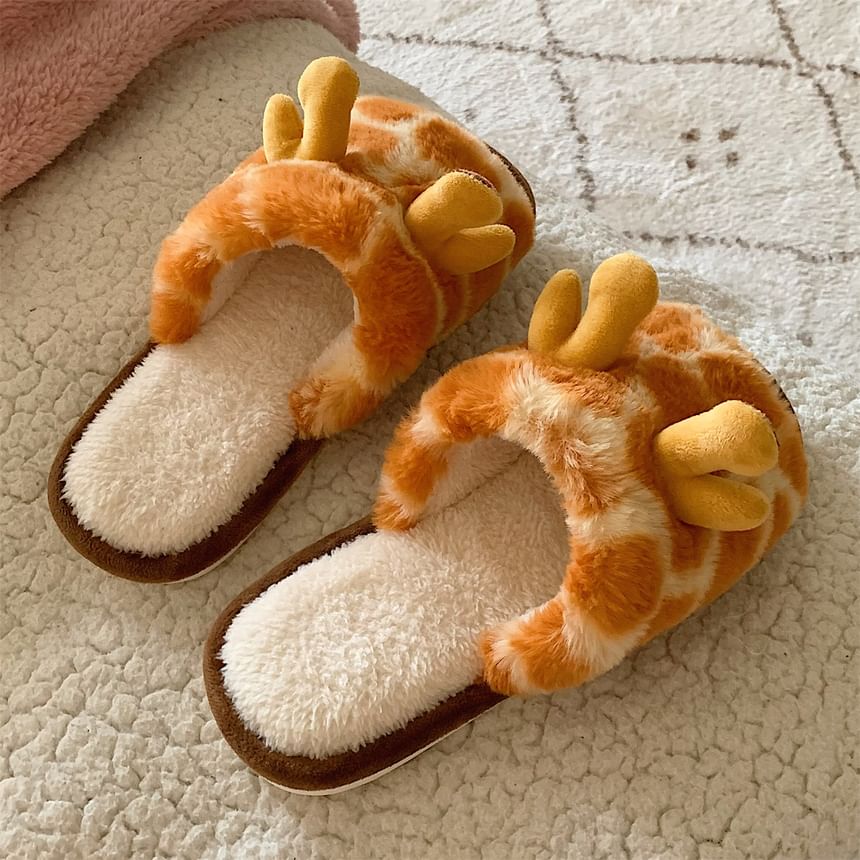 Giraffe Home Slippers SpreePicky