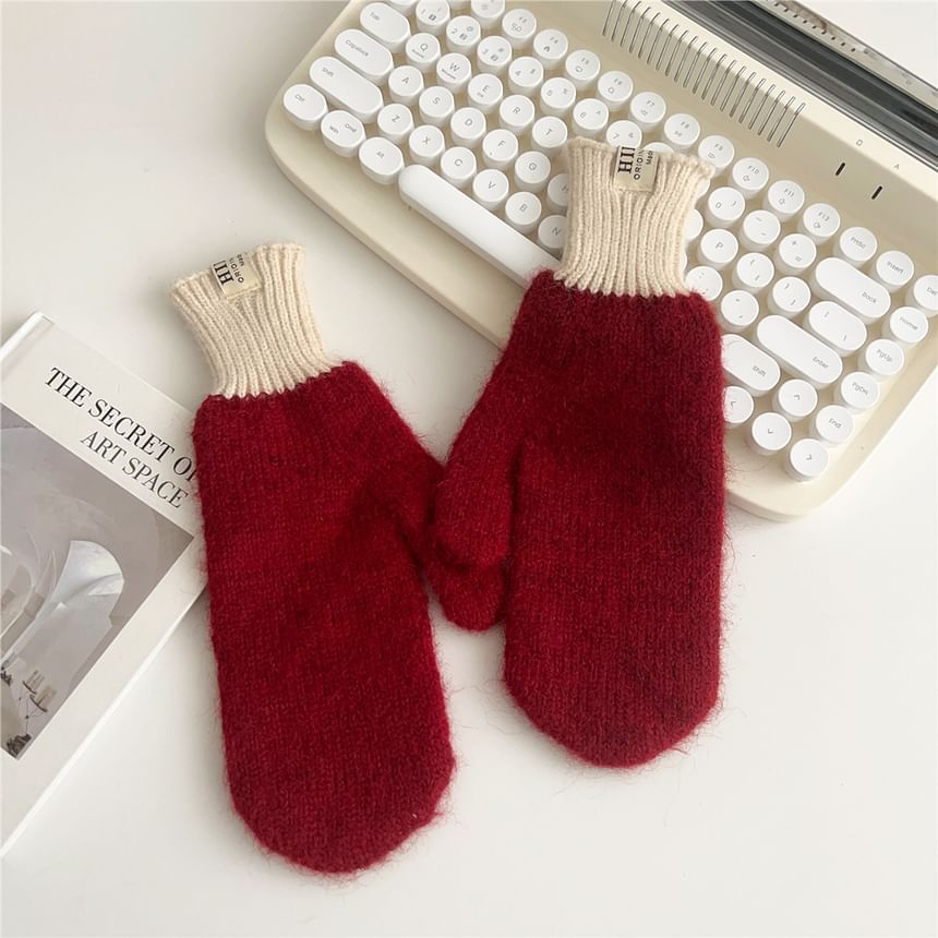 Two Tone Mittens SpreePicky