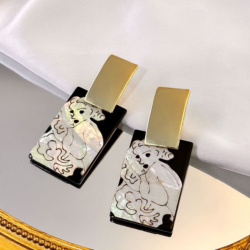 Cartoon Acrylic Drop Earring SpreePicky