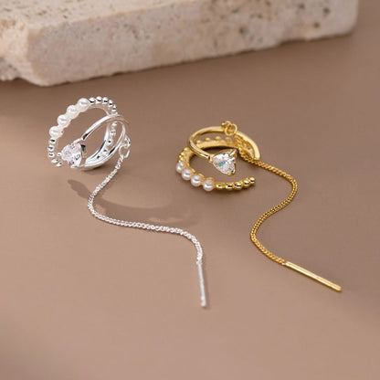 Rhinestone Swirl Ear Cuff SpreePicky