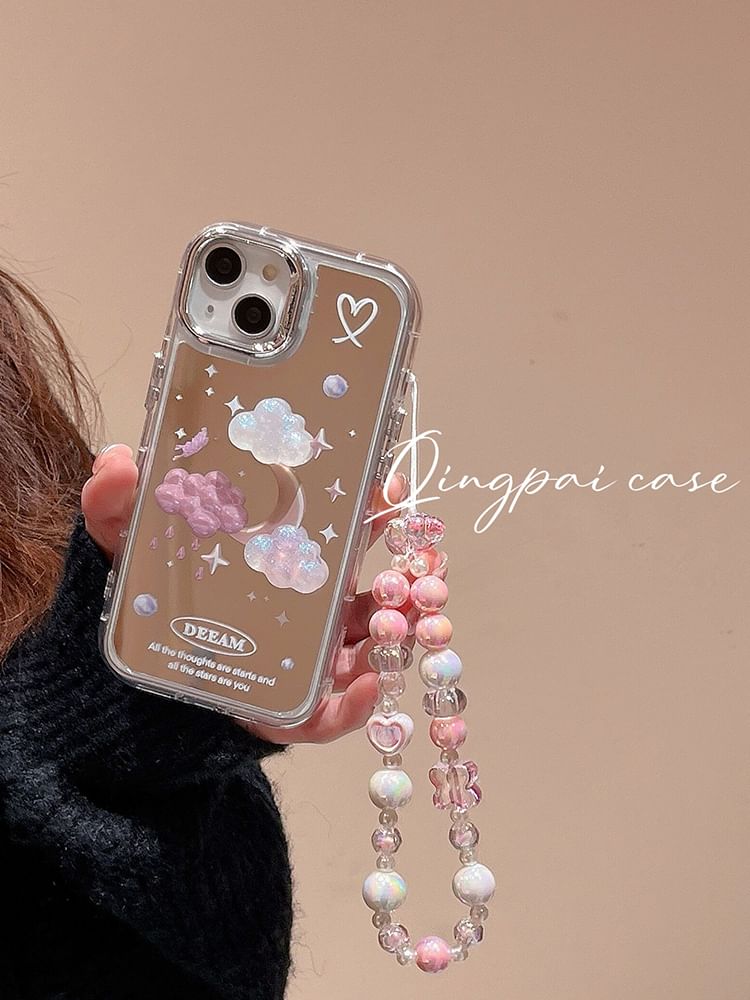 Cloud Mirrored Phone Case - iPhone 15 Pro Max / 15 Pro / 15 Plus / 15 / 14 Pro Max / 14 Pro / 14 Plus / 14 SpreePicky