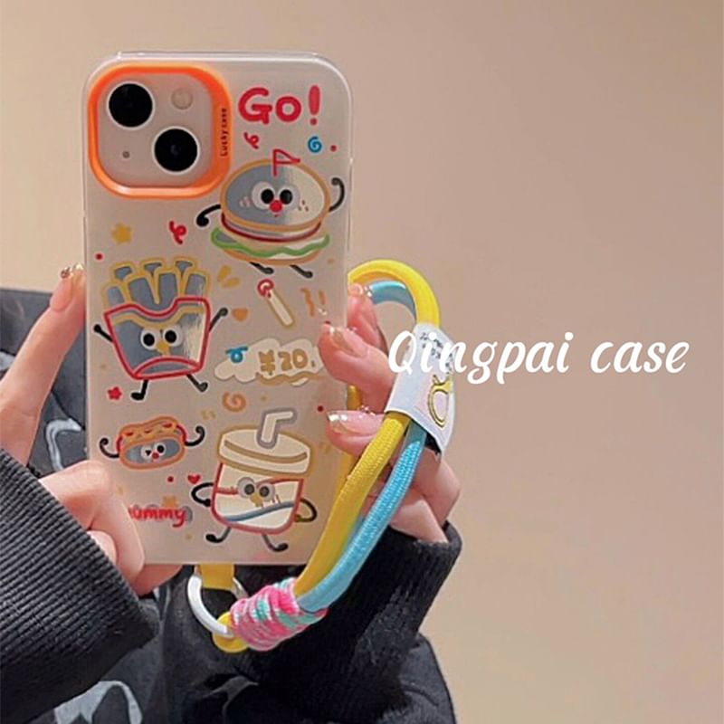 Fast Food Phone Case - iPhone 15 Pro Max / 15 Pro / 15 Plus / 15 / 14 Pro Max / 14 Pro / 14 Plus / 14 / 13 Pro Max / 13 Pro / 13 / 13 mini / 12 Pro Max / 12 Pro / 12 / 12 mini / 11 Pro Max / 11 Pro / 11 SpreePicky