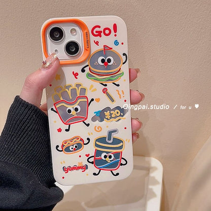 Fast Food Phone Case - iPhone 15 Pro Max / 15 Pro / 15 Plus / 15 / 14 Pro Max / 14 Pro / 14 Plus / 14 / 13 Pro Max / 13 Pro / 13 / 13 mini / 12 Pro Max / 12 Pro / 12 / 12 mini / 11 Pro Max / 11 Pro / 11 SpreePicky