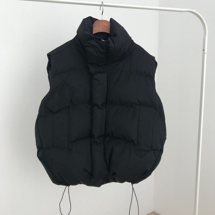 Collared Puffer Vest SpreePicky