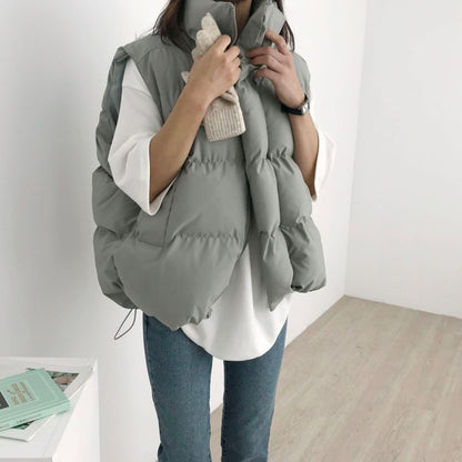 Collared Puffer Vest SpreePicky