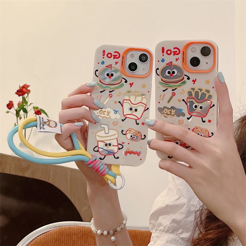 Fast Food Phone Case - iPhone 15 Pro Max / 15 Pro / 15 / 14 Pro Max / 14 Pro / 14 / 13 Pro Max / 13 Pro / 13 / 12 Pro Max / 12 Pro / 12 / 11 SpreePicky