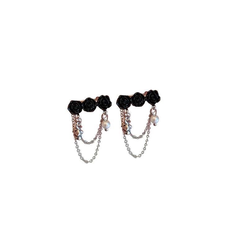 Floral Alloy Ear Cuff SpreePicky